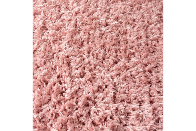 Flossteppe med høy luv rosa 160x230 cm 50 mm - Rosa - Kjøkkenmatte - Plasttepper - Hall matte