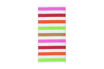 Happy Plastmatte 200x200 Vendbar PVC Rød