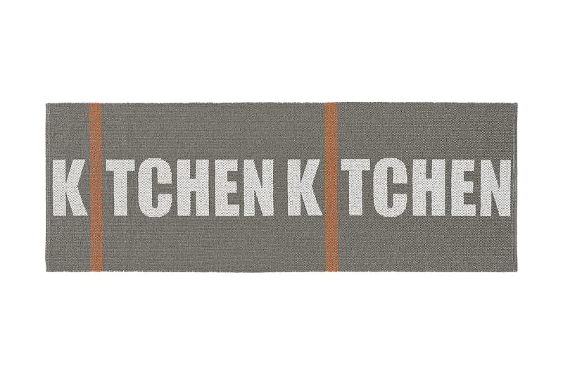 Kitchen Plastmatte 70x200 Vendbar PVC Grå - Horredsmattan - Plasttepper - Hall matte - Kjøkkenmatte