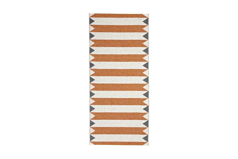 Peak Plastmatte 150x150 Vendbar PVC Oransje - Horredsmattan - Tekstiler - Tepper & Matter - Utendørstepper - Plasttepper
