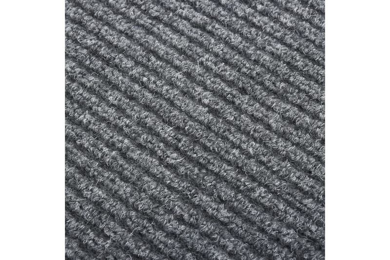 Smussfangende teppeløper 100x150 cm grå - Grå - Tekstiler - Tepper & Matter - Utendørstepper - Plasttepper