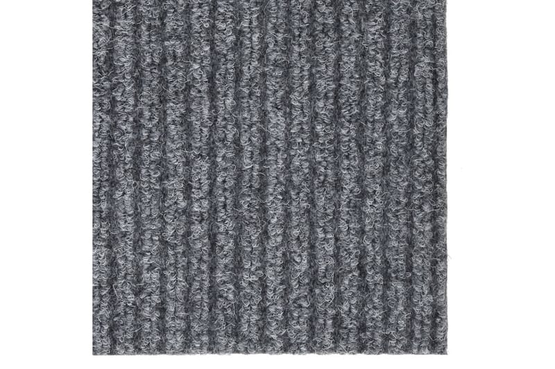 Smussfangende teppeløper 100x150 cm grå - Grå - Tekstiler - Tepper & Matter - Utendørstepper - Plasttepper