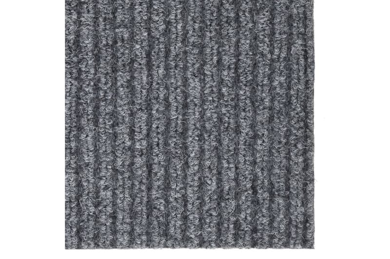 Smussfangende teppeløper 100x150 cm grå - Grå - Kjøkkenmatte - Plasttepper - Hall matte