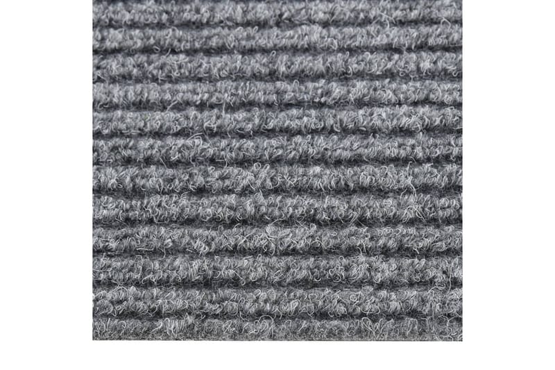 Smussfangende teppeløper 100x150 cm grå - Grå - Tekstiler - Tepper & Matter - Utendørstepper - Plasttepper