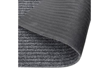 Smussfangende teppeløper 100x150 cm grå - Grå - Tekstiler - Tepper & Matter - Utendørstepper - Plasttepper