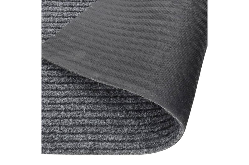 Smussfangende teppeløper 100x150 cm grå - Grå - Tekstiler - Tepper & Matter - Utendørstepper - Plasttepper