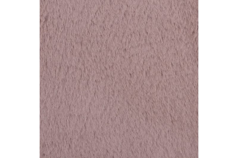 Teppe kunstig kaninskinn 180x270 cm gammelrosa - Rosa - Kjøkkenmatte - Plasttepper - Hall matte