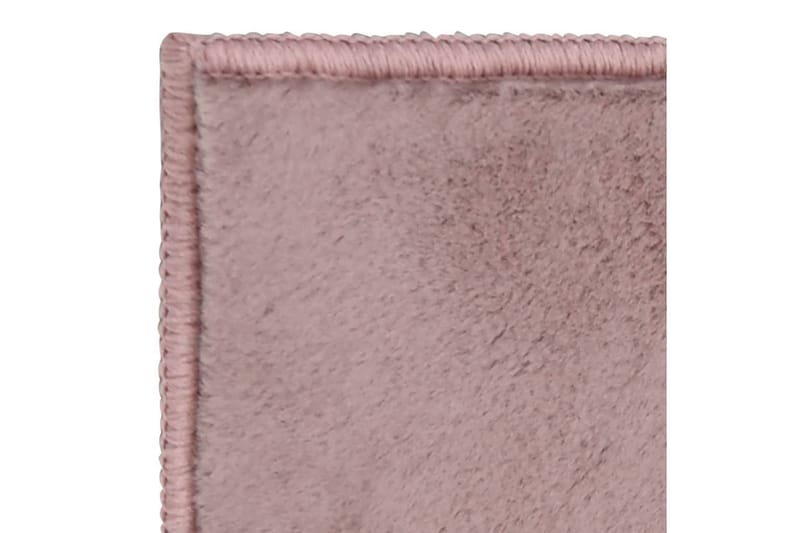 Teppe kunstig kaninskinn 180x270 cm gammelrosa - Rosa - Tekstiler - Tepper & Matter - Utendørstepper - Plasttepper