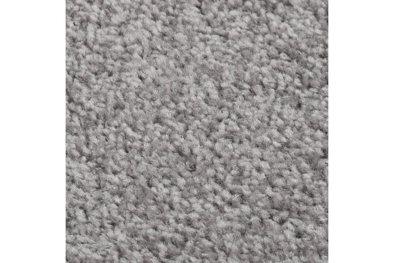 Teppe med kort luv 120x170 cm grå - Grå - Tekstiler - Tepper & Matter - Utendørstepper - Plasttepper