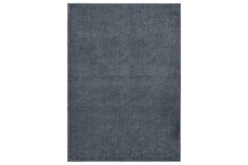Teppe med kort luv 140x200 cm antrasitt - Antrasittgrå - Tekstiler - Tepper & Matter - Utendørstepper - Plasttepper