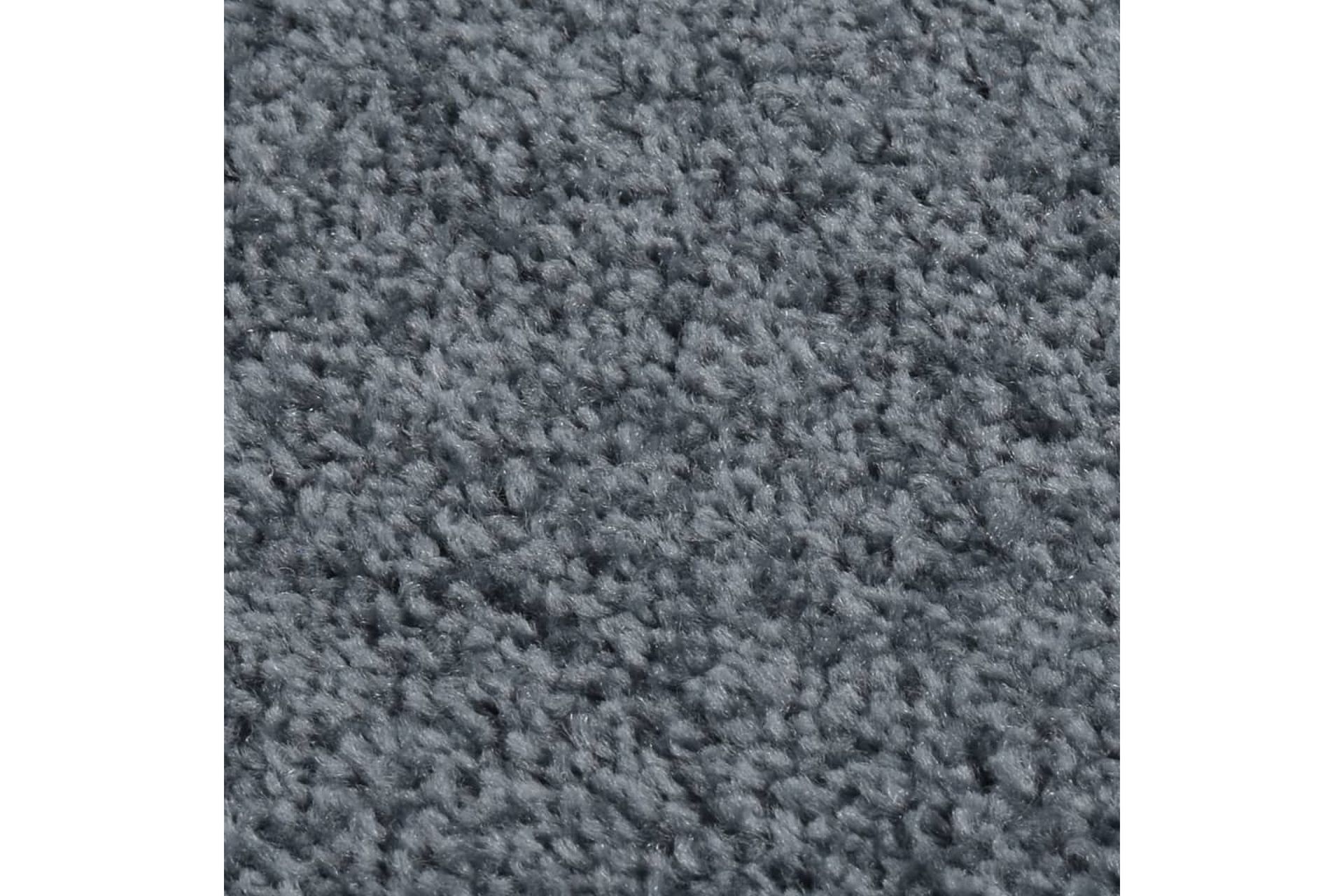 Teppe med kort luv 140x200 cm antrasitt - Antrasittgrå - Tekstiler - Tepper & Matter - Utendørstepper - Plasttepper