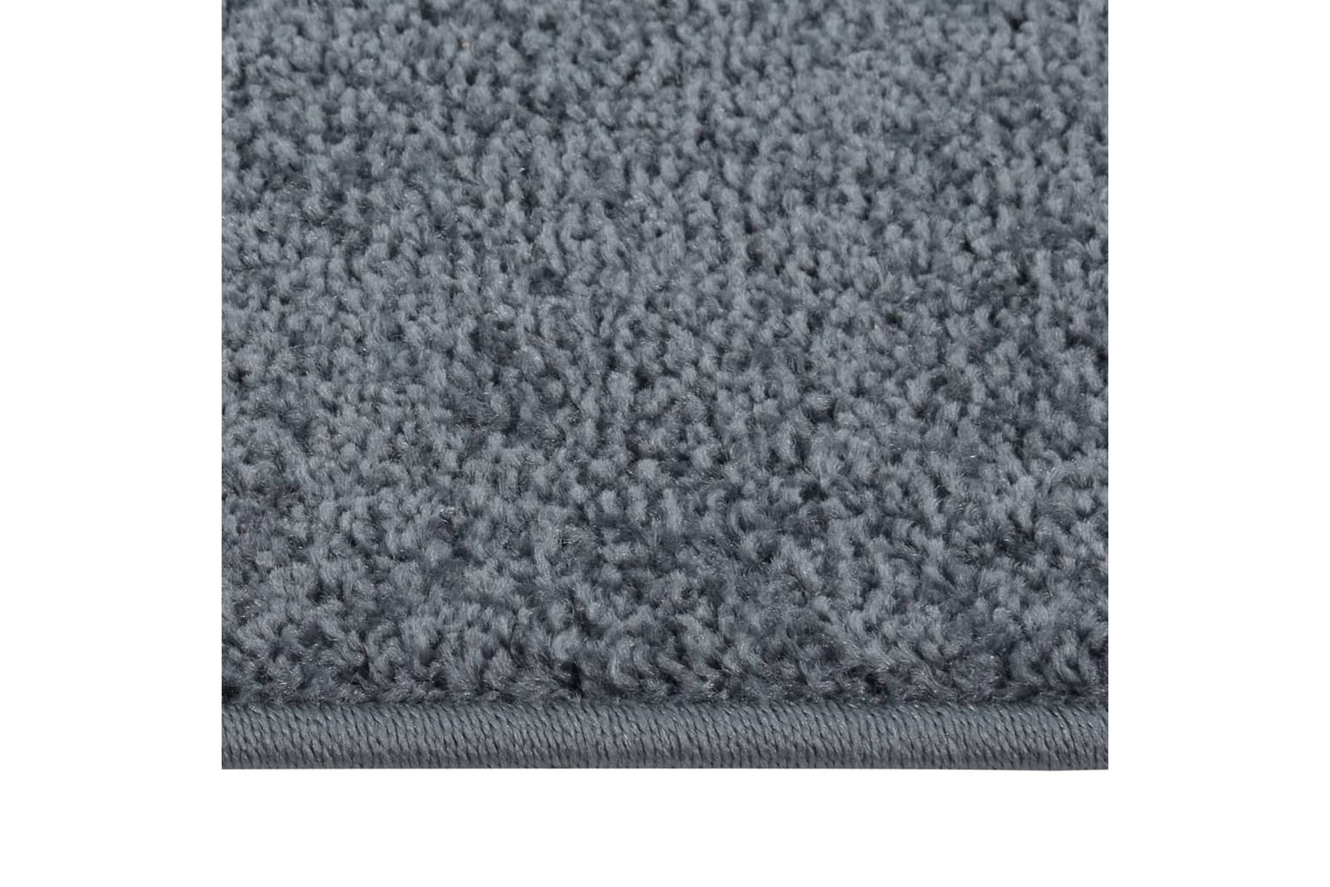Teppe med kort luv 160x230 cm antrasitt - Antrasittgrå - Tekstiler - Tepper & Matter - Utendørstepper - Plasttepper