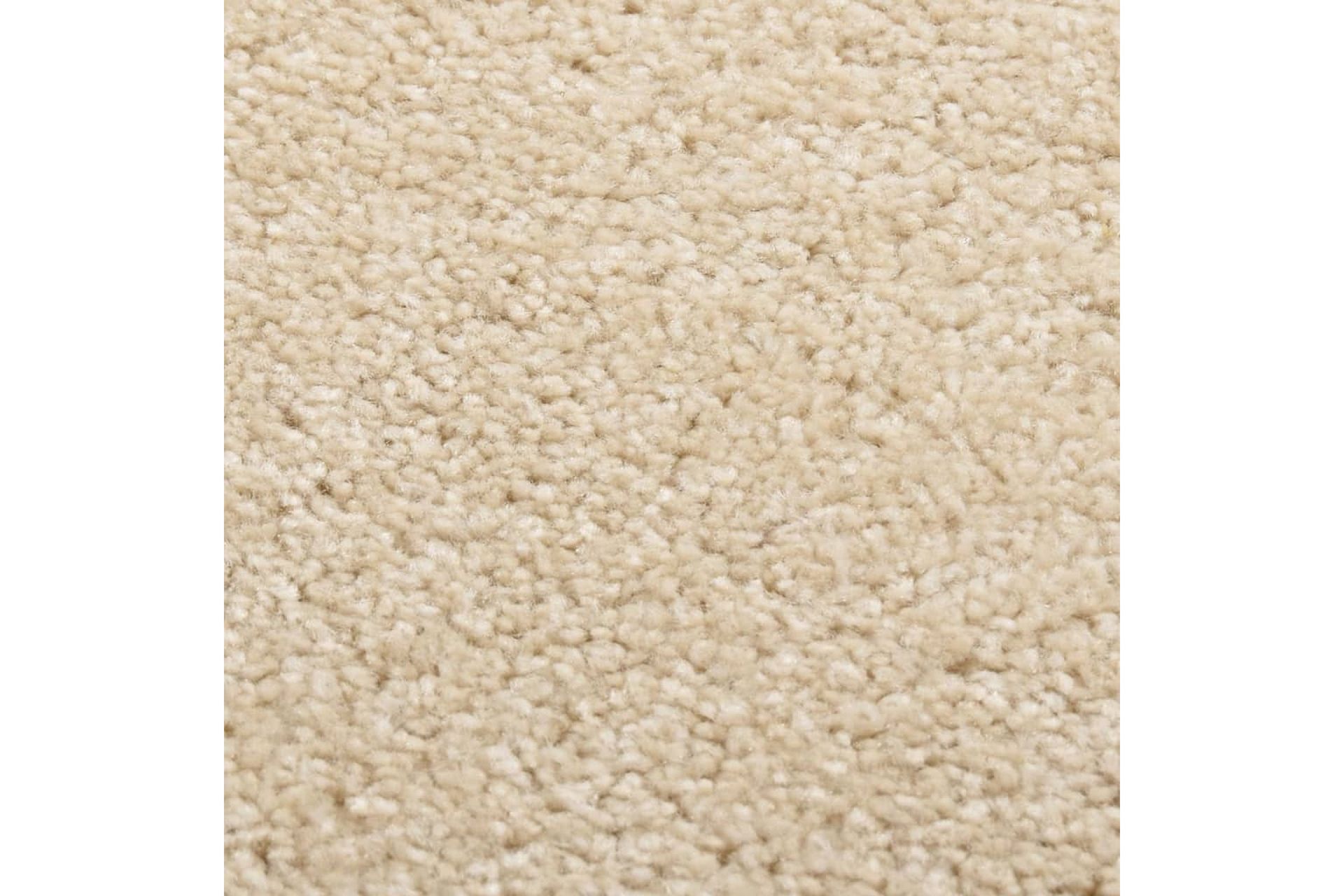 Teppe med kort luv 160x230 cm beige - Beige - Tekstiler - Tepper & Matter - Utendørstepper - Plasttepper