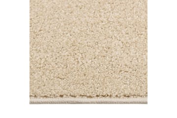 Teppe med kort luv 160x230 cm beige - Beige - Tekstiler - Tepper & Matter - Utendørstepper - Plasttepper