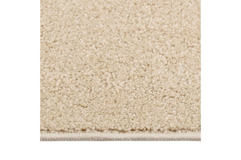 Teppe med kort luv 160x230 cm beige - Beige - Tekstiler - Tepper & Matter - Utendørstepper - Plasttepper
