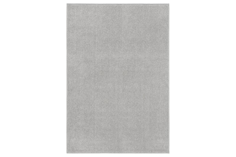 Teppe med kort luv 160x230 cm lysegrå - Grå - Kjøkkenmatte - Plasttepper - Hall matte