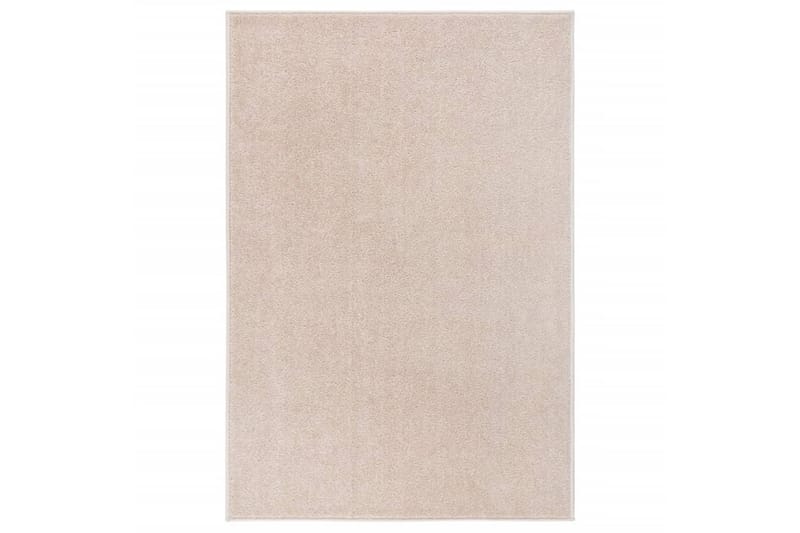 Teppe med kort luv 160x230 cm mørk beige - Beige - Tekstiler - Tepper & Matter - Utendørstepper - Plasttepper