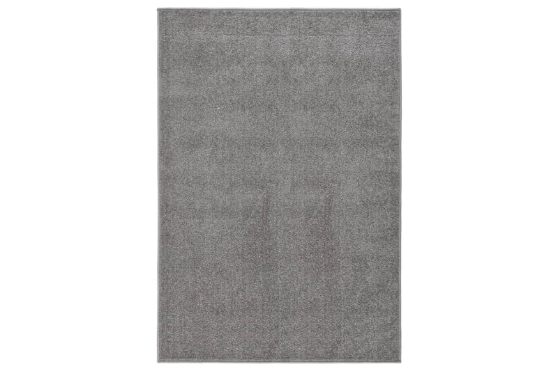 Teppe med kort luv 200x290 cm grå - Grå - Kjøkkenmatte - Plasttepper - Hall matte