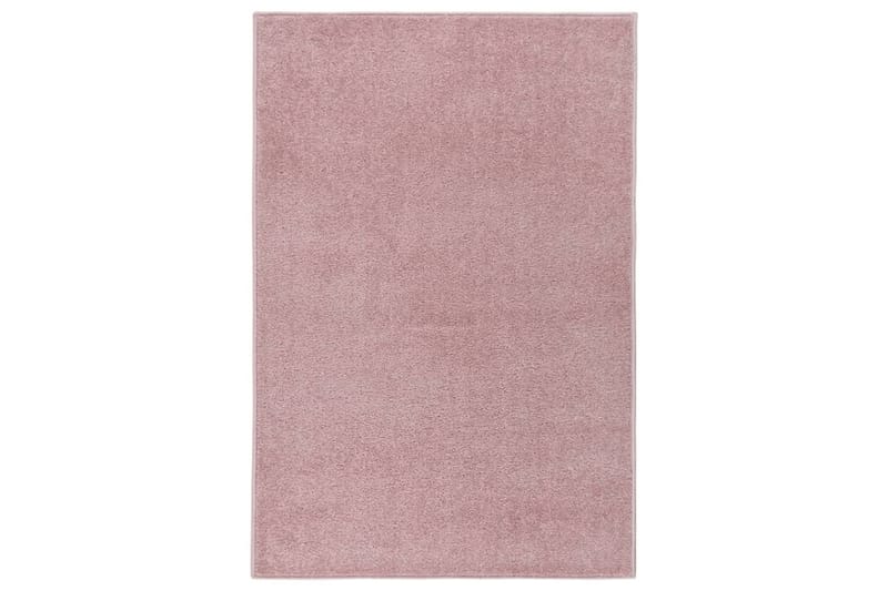 Teppe med kort luv 200x290 cm rosa - Rosa - Plasttepper - Hall matte - Kjøkkenmatte