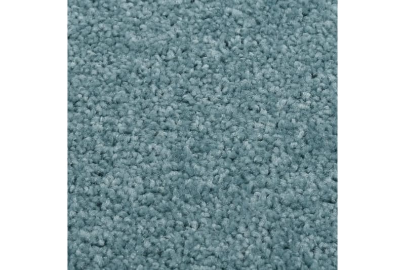 Teppe med kort luv 240x340 cm blå - Blå - Kjøkkenmatte - Plasttepper - Hall matte