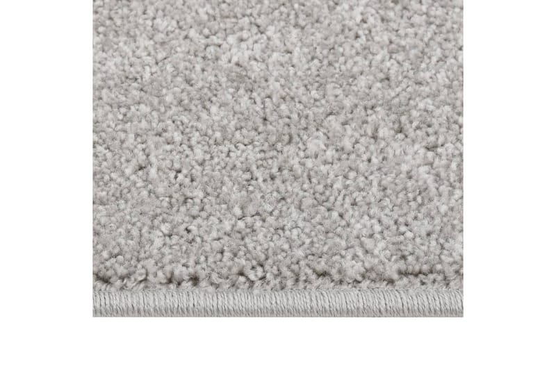 Teppe med kort luv 240x340 cm lysegrå - Grå - Kjøkkenmatte - Plasttepper - Hall matte