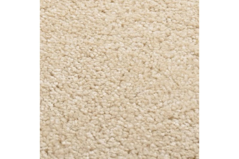 Teppe med kort luv 80x150 cm beige - Beige - Tekstiler - Tepper & Matter - Utendørstepper - Plasttepper