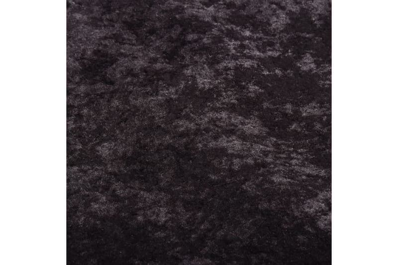 Vaskbart teppe 190x300 cm antrasitt sklisikker - Antrasittgrå - Kjøkkenmatte - Plasttepper - Hall matte