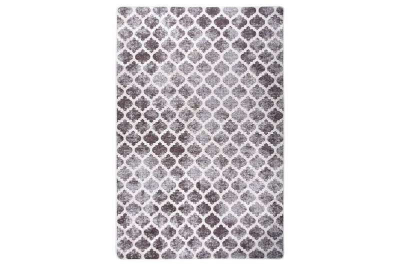 Vaskbart teppe 80x150 cm sklisikker flerfarget - Flerfarget - Tekstiler - Tepper & Matter - Utendørstepper - Plasttepper