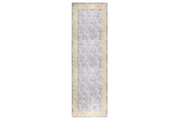 Vaskbart teppe 80x300 cm grå sklisikker - Grå - Tekstiler - Tepper & Matter - Utendørstepper - Plasttepper