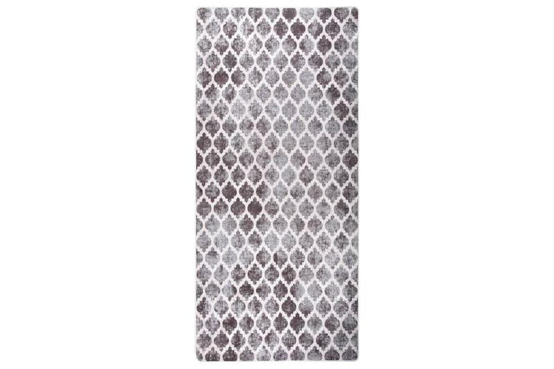 Vaskbart teppe 80x300 cm sklisikker flerfarget - Flerfarget - Tekstiler - Tepper & Matter - Utendørstepper - Plasttepper