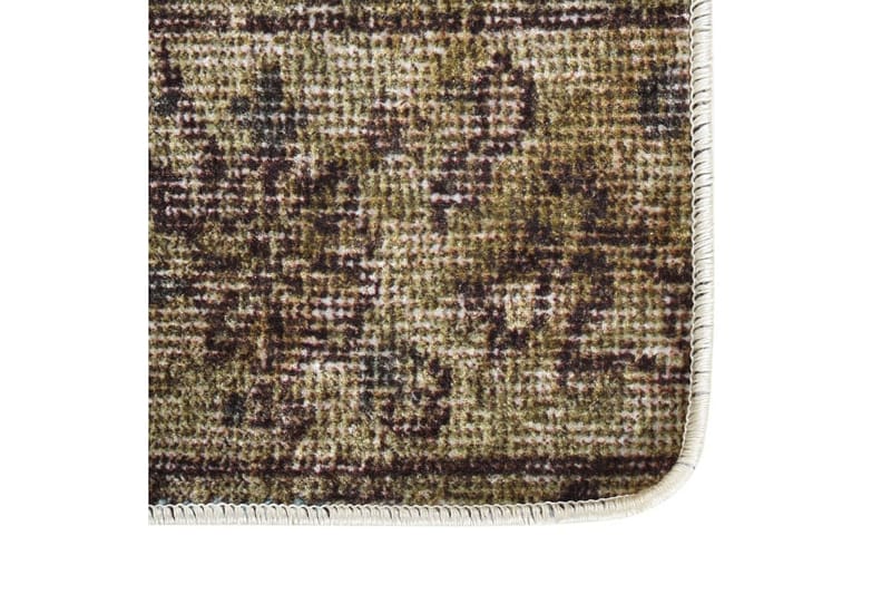 Vaskbart teppe med lappemønster 80x150 cm sklisikker - Flerfarget - Kjøkkenmatte - Plasttepper - Hall matte
