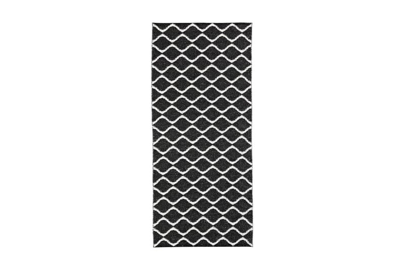 Wave Cloth teppe 70x400 cm Svart - Horredsmattan - Kjøkkenmatte - Plastmatte balkong - Plasttepper - Små tepper - Hall matte - Balkongmatte