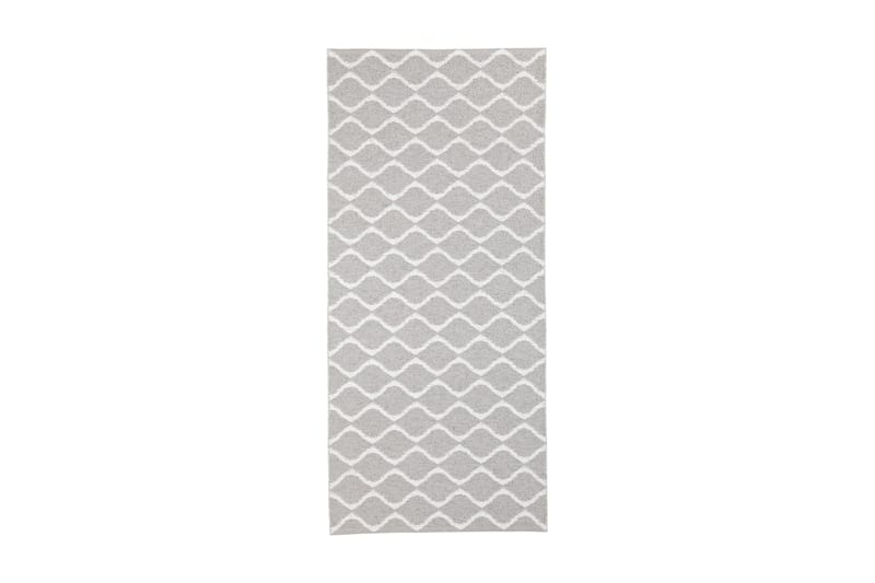 Wave Cloth teppe 70x450 cm Grå - Horredsmattan - Kjøkkenmatte - Plasttepper - Hall matte