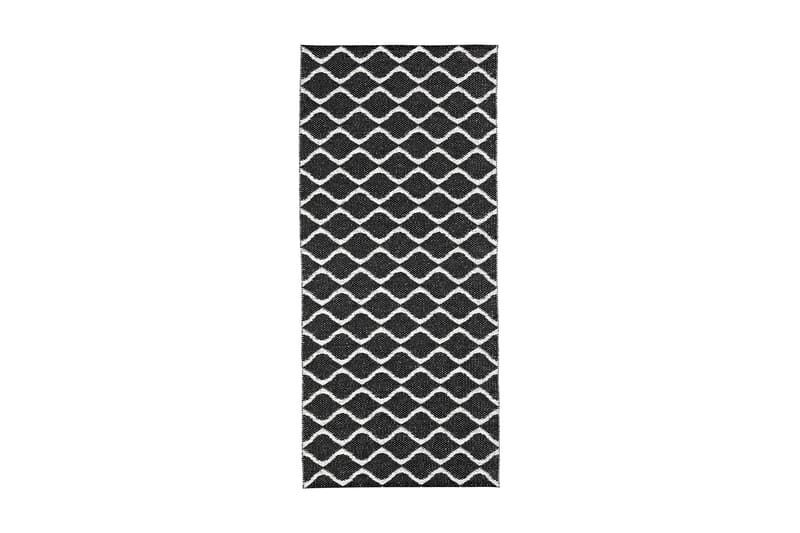 Wave Fillematte 70x450 cm Svart - Horredsmattan - Tekstiler - Tepper & Matter - Utendørstepper - Plasttepper