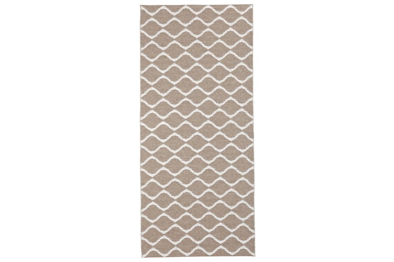 Wave Trasmatta 70x400 cm Beige - Horredsmattan - Kjøkkenmatte - Plasttepper - Hall matte