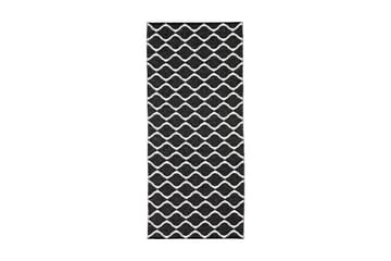 Wave Plastmatte 200x250 Vendbar PVC Svart