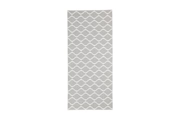 Wave Plastmatte 200x250 Vendbar PVC Grå