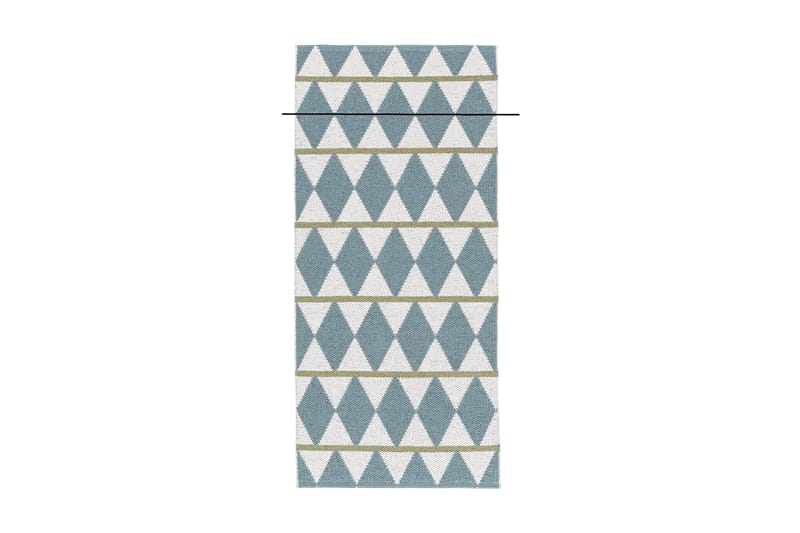 Zigge Filleteppe 70x450 cm Blå - Horredsmattan - Tekstiler - Tepper & Matter - Utendørstepper - Plasttepper