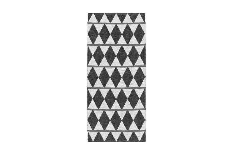 Zigge Plastmatte 70x100 Vendbar PVC Svart - Horredsmattan - Tekstiler - Tepper & Matter - Utendørstepper - Plasttepper
