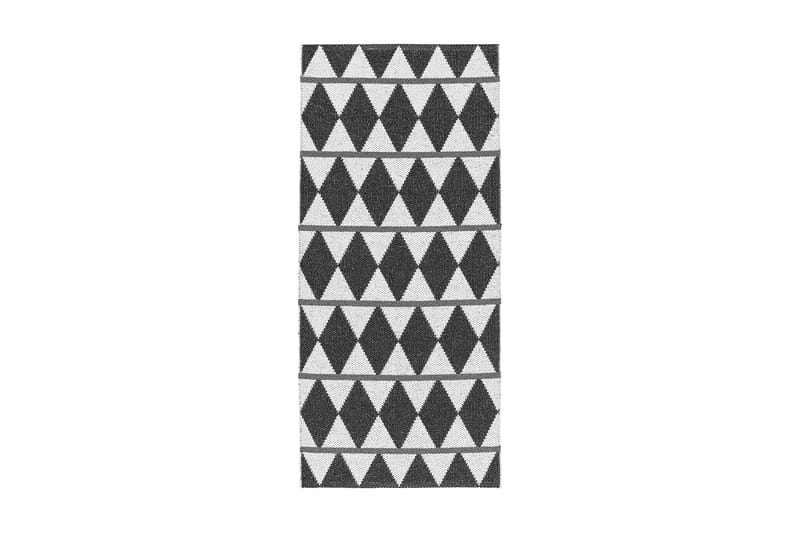 Zigge Plastmatte 70x50 Vendbar PVC Svart - Horredsmattan - Tekstiler - Tepper & Matter - Utendørstepper - Plasttepper