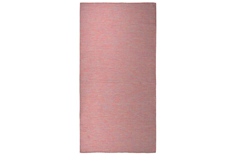 Utendørs flatvevd teppe 100x200 cm rød - Rød - Tekstiler - Tepper & Matter - Utendørstepper