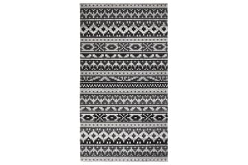 Utendørs flatvevd teppe 115x170 cm mørkegrå - Grå - Tekstiler - Tepper & Matter - Utendørstepper