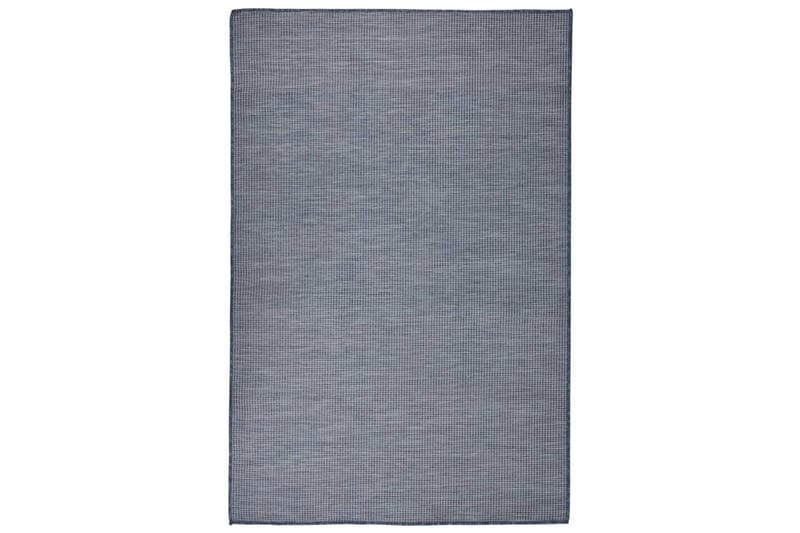 Utendørs flatvevd teppe 120x170 cm blå - Blå - Tekstiler - Tepper & Matter - Utendørstepper