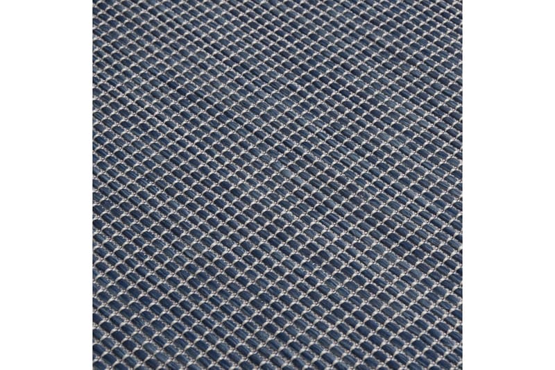 Utendørs flatvevd teppe 120x170 cm blå - Blå - Tekstiler - Tepper & Matter - Utendørstepper