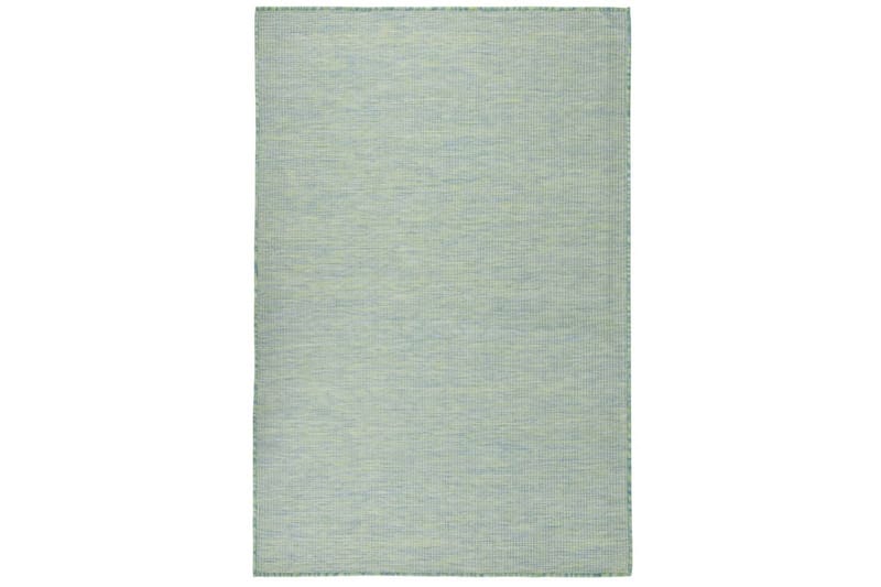 Utendørs flatvevd teppe 120x170 cm turkis - Turkis - Tekstiler - Tepper & Matter - Utendørstepper