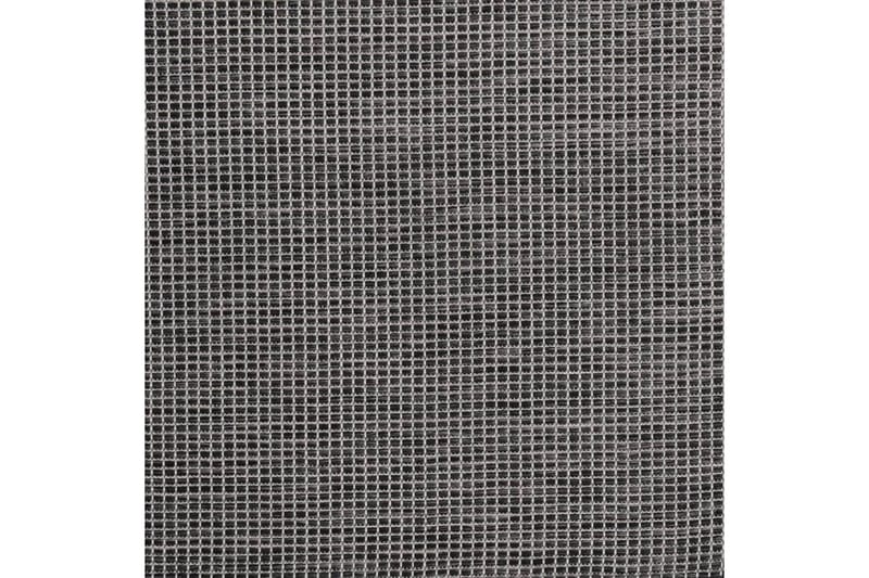 Utendørs flatvevd teppe 140x200 cm grå - Grå - Utendørstepper