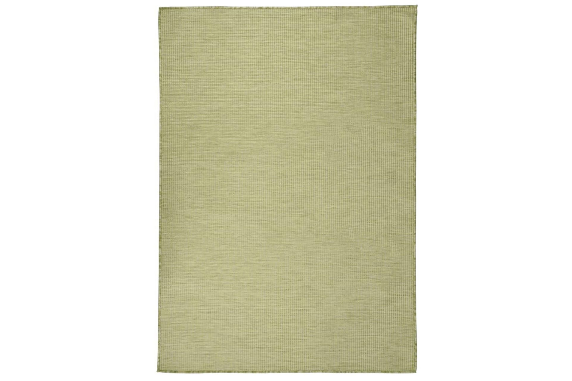 Utendørs flatvevd teppe 140x200 cm grønn - grønn - Tekstiler - Tepper & Matter - Utendørstepper