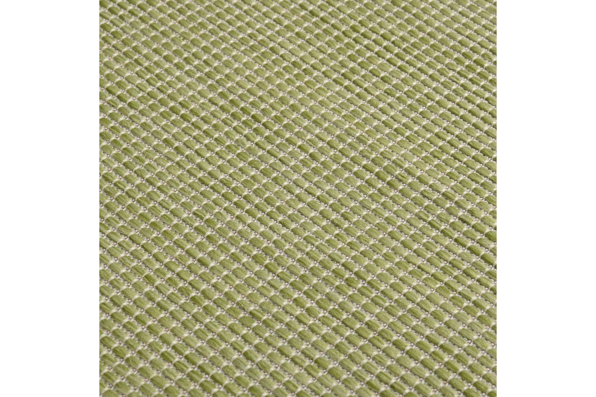 Utendørs flatvevd teppe 140x200 cm grønn - grønn - Tekstiler - Tepper & Matter - Utendørstepper
