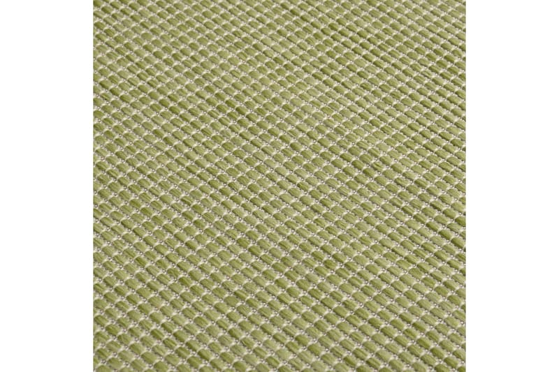 Utendørs flatvevd teppe 140x200 cm grønn - grønn - Tekstiler - Tepper & Matter - Utendørstepper