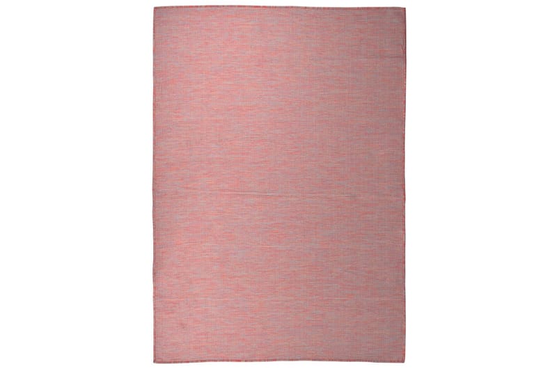 Utendørs flatvevd teppe 140x200 cm rød - Rød - Tekstiler - Tepper & Matter - Utendørstepper